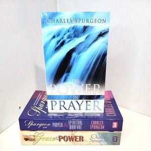 Lot of 3 PB Charles Spurgeon Books (Power in Prayer/Grace & Power/Prayer & Spiri